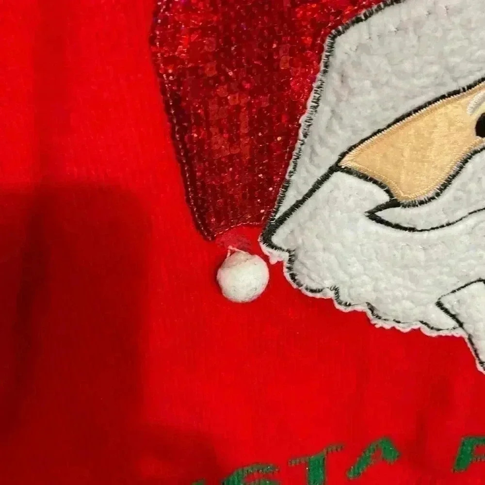 No Boundaries Christmas Sweater Size XXL Saying’ I Saw Your Insta Pic’ - Picture 3 of 10